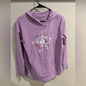 Life Is Good Lavender Women's Hoodie